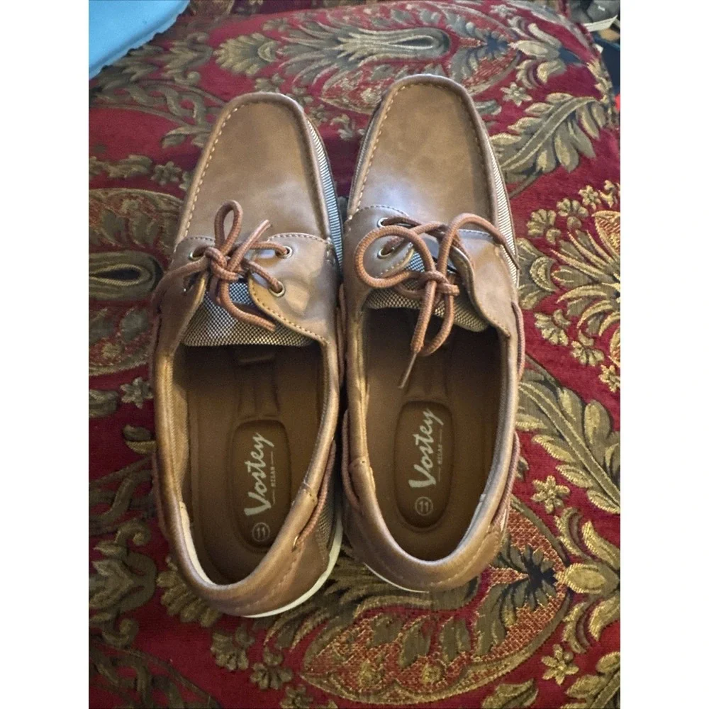 Vostey Men's Boat Shoes Slip On Sneaker Casual Loafers Size 11